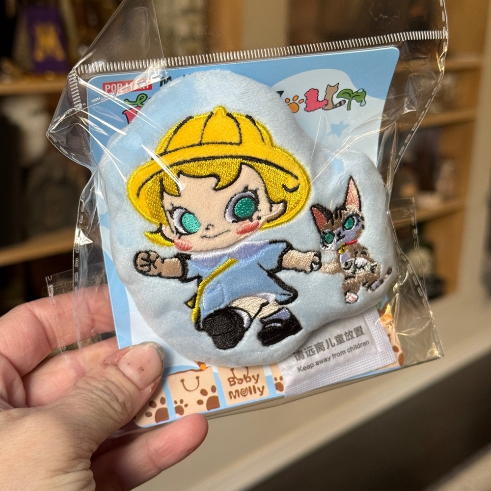Baby Molly Blue Embroidered magnet POP MART